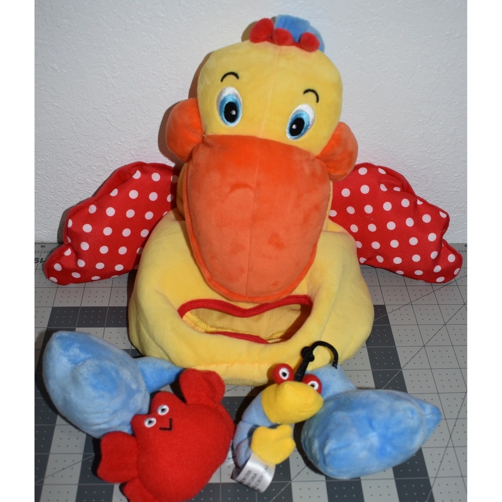 Melissa & Doug K's Kids Hungry Pelican Plush Learning Toy Sensory Sea Creatures